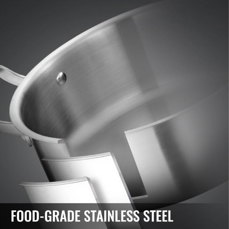 Multi Tiers Kitchen Pan Cookware Stainless Steel Steamer Set