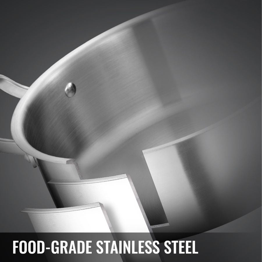 Multi Tiers Kitchen Pan Cookware Stainless Steel Steamer Set