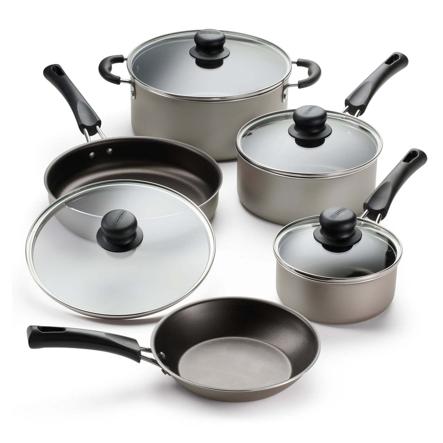 Cookware 9-piece nonstick pan set