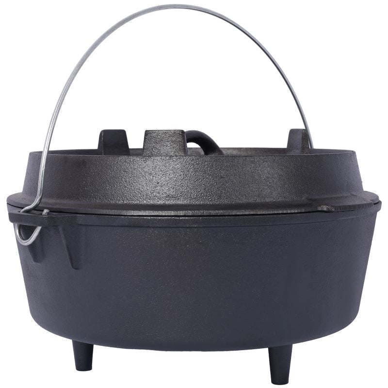 Outdoor Camping Deep Pot for Camping Cooking BBQ Baking