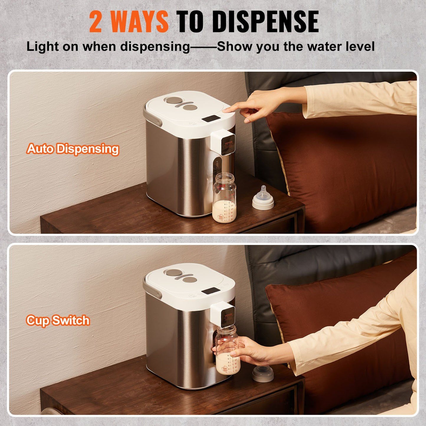 Instant Hot Water Dispenser 3L/102oz Electric Countertop Water Dispenser